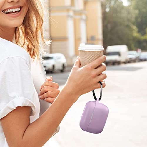 Lerobo for AirPods Pro 2nd/1st Case with Keychain, Lavender - color: Lavender