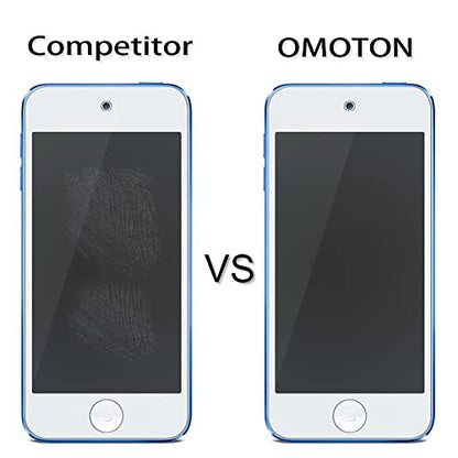 OMOTON Tempered Glass Screen Protector for New iPod Touch (7th / 6th / 5th Gen, 2015 / 2019 Released), 2 Pack - size: iPod Touch
