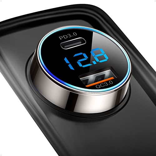 SUPERONE Pure Copper USB C Car Charger, 45W Dual Port Fast Charger