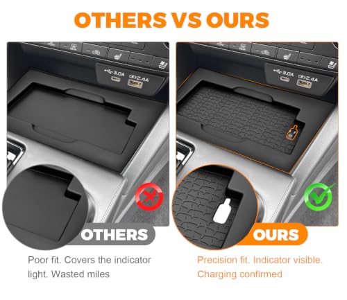 Wireless Charging Mat for 2026 Subaru Outback Accessories - size: For Subaru Outback 2026
