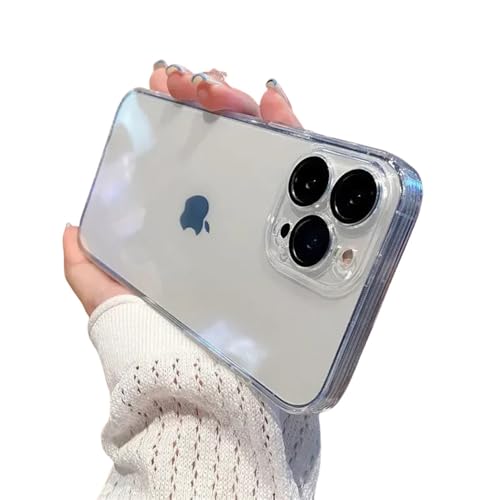 Quality Plating Clear Not Yellowing Case for iPhone 16 15 14 11 12 13 14 Pro Max 15 16 Plus Shockproof Cover,Transparent,for iPhone 14 - color: Transparent, size: For iPhone 14