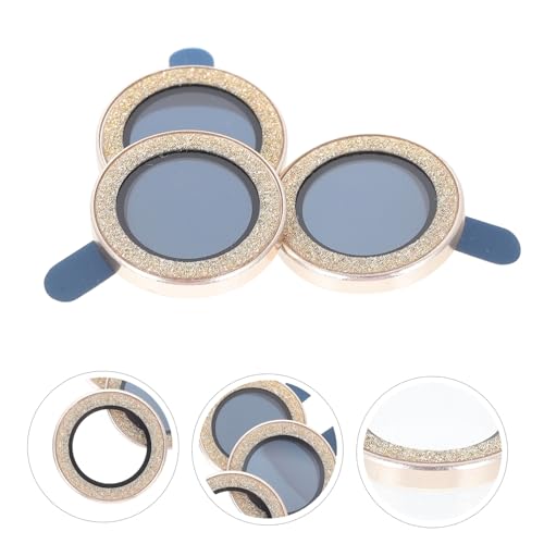 Mipcase 3pcs Camera Lens Protectors Scratch-resistant Covers Easy to Install Compatible Pro Stylish Design