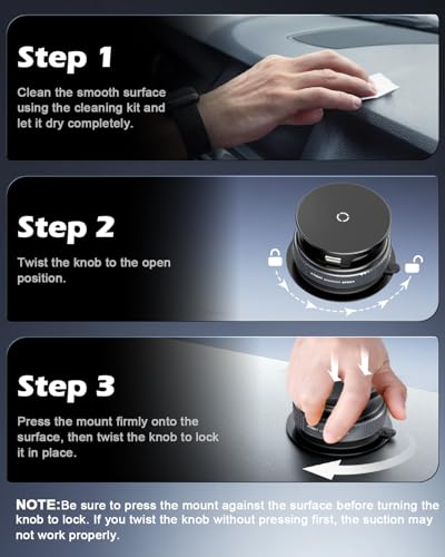 CloudValley 15W MagSafe Vacuum‑Suction Magnetic Car Charger Phone Holder - style: Charger Mount