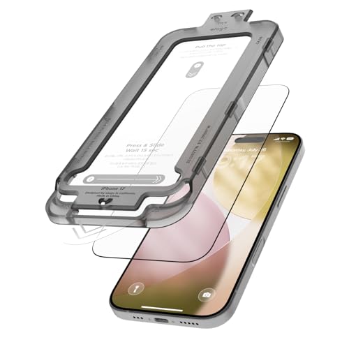 elago Tempered Glass Screen Protector for iPhone 17 Clear | Case Friendly, 9H Surface Hardness, Anti-Fingerprint, Shatter-Proof, Scratch Protection, Bubble-Free - size: iPhone 17