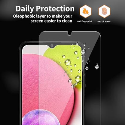 3 Pack for Samsung Galaxy A03s / A03 Core / A03 Tempered Glass Screen Protector, Scratch-Proof, Bubble-Free,HD Transparent, 9H Hardness,Bubble Free,Case Friendly - size: Galaxy A03s / A03 Core / A03