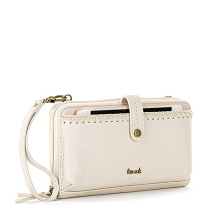 The Sak Iris Smartphone Crossbody Purse - Small Women's Cellphone Bag & Wallet For Everyday- Convertible Wristlet With Zipper | Fits Most Smartphones, Card Slots & Zip Pocket, Detachable Wristlet & Crossbody Straps, Hands-Free for Travel & Errands - color
