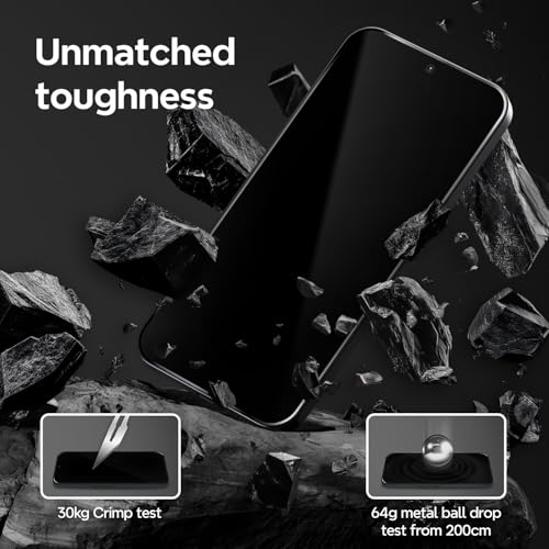 1stcase Tempered Glass [SimpleAlign] Screen Protector [2-pack Set] for Google Pixel 8a [Case Friendly] - Clear