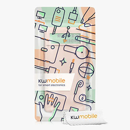 kwmobile Case Compatible with Google Pixel 6 Case - TPU Silicone Phone Cover with Soft Finish - Coconut Swirl - color: Coconut Swirl, size: Pixel 6