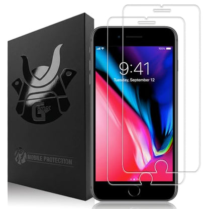 2 Pack Glass Screen Protector for iPhone 6s Plus, 7 Plus and 8 Plus - size: iPhone 6 Plus, 6s Plus, 7 Plus, 8 Plus