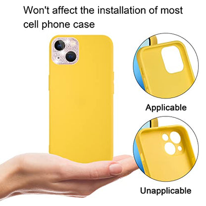 Wisdompro [2 Pack] Bling Camera Lens Protector for iPhone 13/iPhone 13 Mini - size: for iPhone 13 & 13 Mini