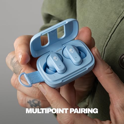 Skullcandy Dime 3 Wireless In-Ear Bluetooth Earbuds - Preppy Blue - color: Preppy Blue