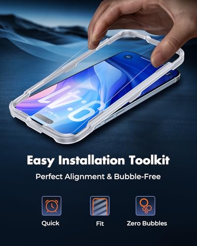 UNBREAKcable 2-Pack Screen Protector for iPhone 17 Air Tempered Glass - size: iPhone 17 Air