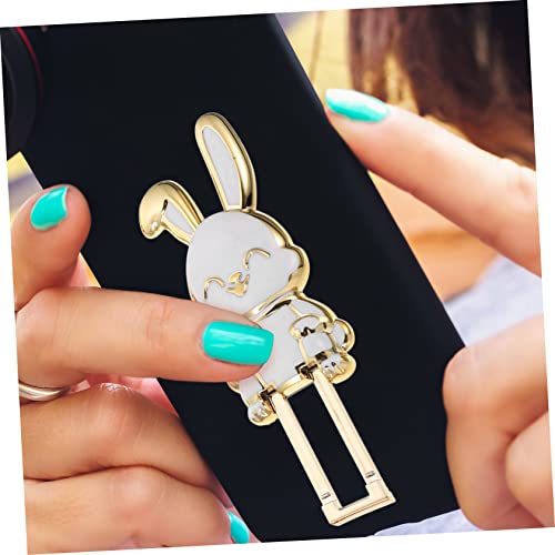 Rabbit Phone Holder 7-Pack Foldable Cartoon Desktop Phone Stand Adjustable Hands- Bracket for Video Calls Watching Videos Office Bedroom Living Room