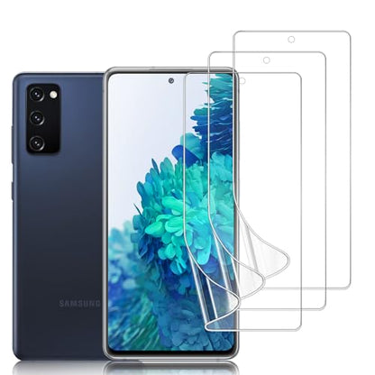 3 Pack TPU Screen Protector for Samsung Galaxy S20 FE, Self-Healing HD Flexible Hydrogel Film Compatible with Galaxy S20 FE 6.5", Support Fingerprint Unlock, Scratch-Resistant, Bubble Free - size: Samsung Galaxy S20 FE