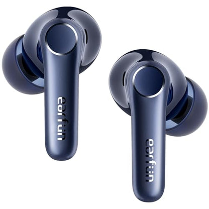 EarFun Air Pro 4 Adaptive Hybrid Noise Canceling Wireless Earbuds, 6 Mics - color: Royal Blue
