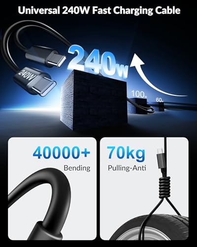 iPhone 18 17 16 Car Charger Fast Charging, 90W 4Port USB C Fast Car Charger - color: Black