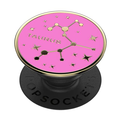 PopSockets Phone Grip with Expanding Kickstand, Adhesive Grip, Enamel - Zodiac Taurus - color: Taurus