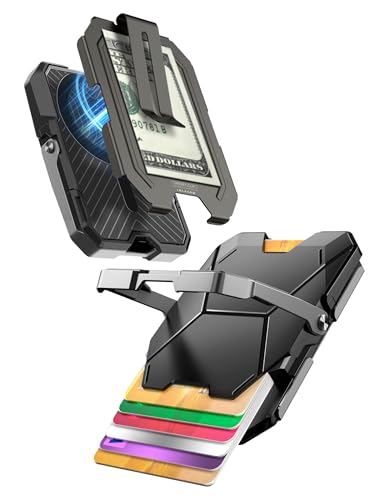 i-Blason for MagSafe Wallet with Stand & Money Clip, 6-Card Holder, Silver - color: Silver, size: with Money Clip