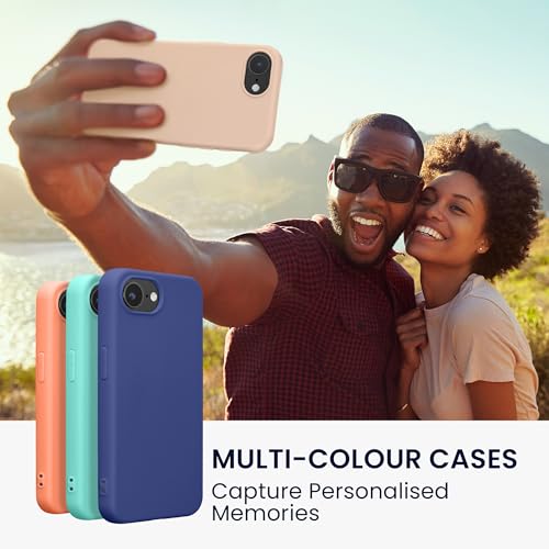 kwmobile Case Compatible with Apple iPhone 17e / iPhone 16e Case - Soft Slim Protective TPU Silicone Cover - Coconut Swirl - color: Coconut Swirl