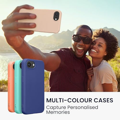 kwmobile Case Compatible with Apple iPhone 17e / iPhone 16e Case - Soft Slim Protective TPU Silicone Cover - Coconut Swirl - color: Coconut Swirl