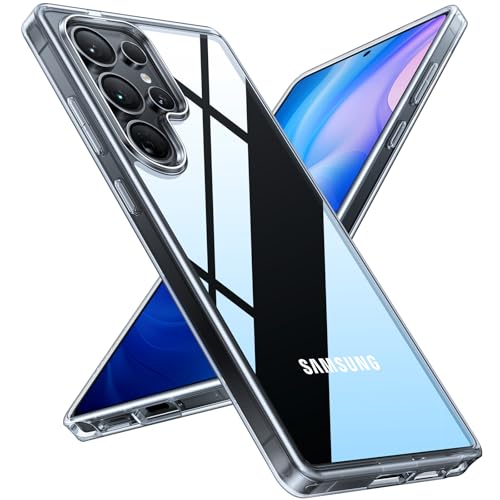 TORRAS Shockproof for Samsung Galaxy S25 Ultra Case, [Non-Yellowing] [12FT Military-Grade Protection] Transparent Slim Case for Samsung S25 Ultra Case, Diamond Clear, Hard, 6.9'' Guardian Series - color: Clear, size: S25 Ultra