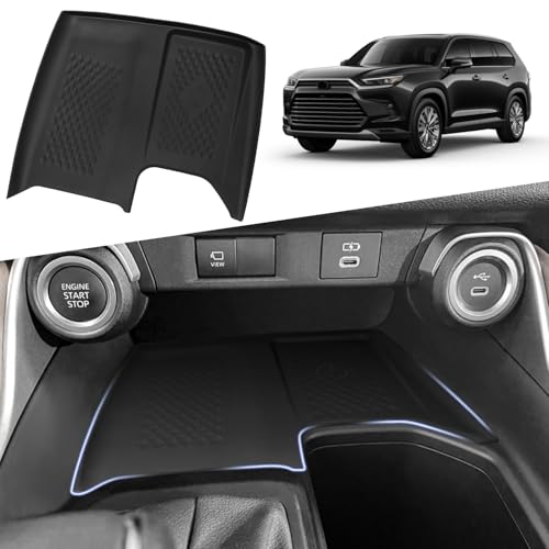 Wireless Charging Anti-Slip Mat for 2024 2025 2026 Toyota Grand Highlander - color: Wireless Charging Mat