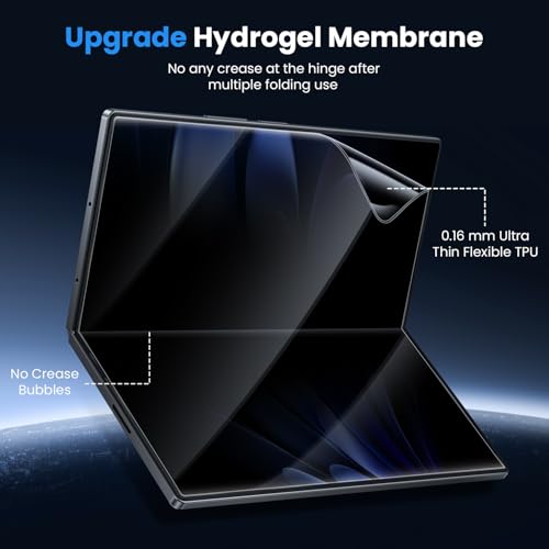 WSKEN for Samsung Galaxy Z Fold 7 Privacy Screen Protector