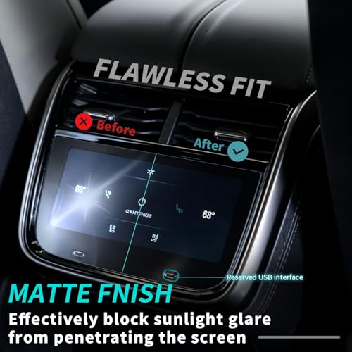 3-Pack Tempered Glass Screen Protector for Rivian R1T & R1S Gen1/2（Glossy） - color: Glossy