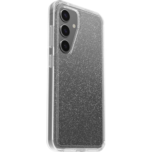 OtterBox Samsung Galaxy S24 Symmetry Series Clear Case - Stardust (Clear/Glitter), Ultra-Sleek, Wireless Charging Compatible, Raised Edges Protect Camera & Screen - color: Clear/Glitter, style: Samsung Galaxy S24