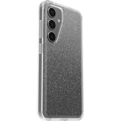 OtterBox Samsung Galaxy S24 Symmetry Series Clear Case - Stardust (Clear/Glitter), Ultra-Sleek, Wireless Charging Compatible, Raised Edges Protect Camera & Screen - color: Clear/Glitter, style: Samsung Galaxy S24