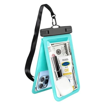 Swimming Dry Bag Beach Touch Screen Pool Boating Kayaking PVC Camping Floating Waterproof Cellphone Pouch(Green) - color: Green
