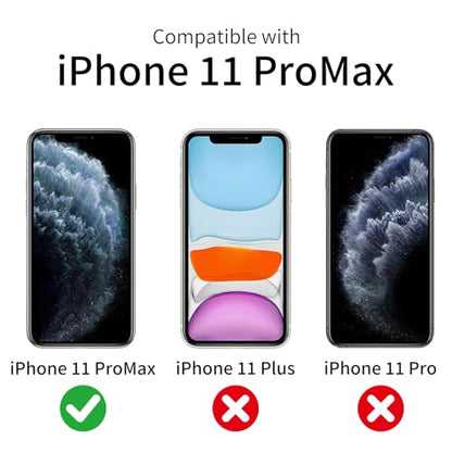 3 Pack Privacy Screen Protector for iPhone 11 Pro Max/iPhone Xs Max, 9H Hardness Double Shatterproof Anti-Spy Tempered Glass Film, Easy Installation - size: iPhone 11 Pro Max/iPhone Xs Max