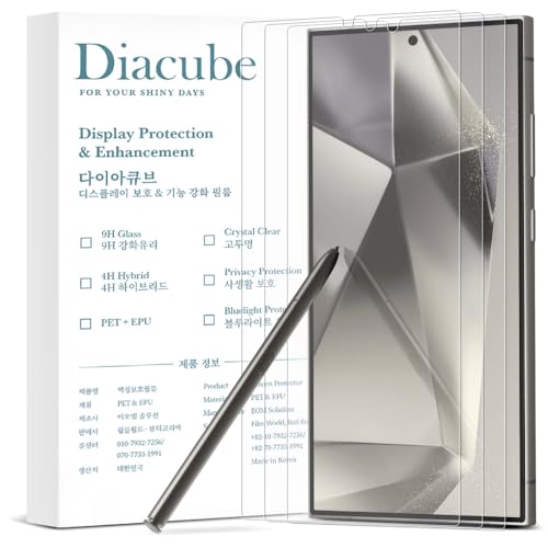 3-Pack Paperfeel Anti-Glare Matte Screen Protector for Samsung Galaxy S24 Ultra, Anti-Fingerprint, Self-Healing, Highly Responsive Touch, Easy Installation with Alignment Jig - size: Galaxy S24 Ultra