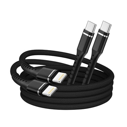 iPhone Charger Cable, 2Pack 3FT USB-C to Lightning Cable - size: 3FT