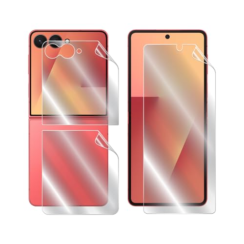 IPG For Samsung Galaxy Z Flip 7 Interior - External Screen and Back Hydrogel Protector Invisible Touch Screen Sensitive Ultra HD Clear Film for ZFlip7.FB