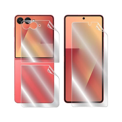 IPG For Samsung Galaxy Z Flip 7 Interior - External Screen and Back Hydrogel Protector Invisible Touch Screen Sensitive Ultra HD Clear Film for ZFlip7.FB