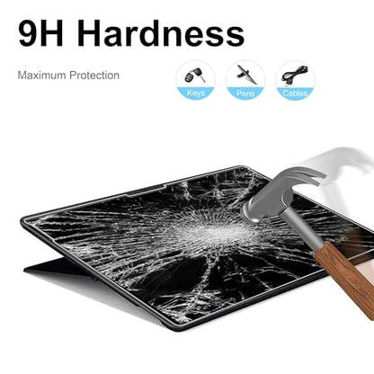 Adeway Paper Glass Screen Protector for Surface Pro 12 inch (2025) – Glass & Paper 2 in 1, 9H Strong Protection, Paper Feel, Anti-Glare, Compatible with Surface Pen, 2 Pack