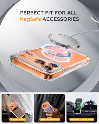 miracase for iPhone 17 Pro Privacy Series Case, Magsafe, Clear - color: Clear, size: iPhone 17 Pro