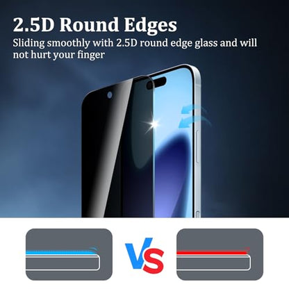 3 Pack Privacy Screen Protector for iPhone 17 Air - size: iPhone 17 Air 3PCS