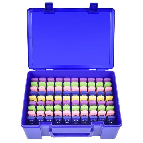 FULLCASE USB Flash Drive Case for SanDisk,for Samsung,for PNY,104-Slot - color: Blue