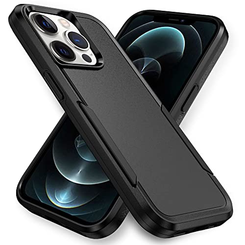 Compatible with iPhone 12 Pro Max Case, Heavy Duty Protection Shockproof Dropproof Dustproof Anti-Scratch Phone Case Cover for 12 Pro Max -Black - size: for iPhone 12 Pro Max