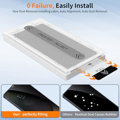 2 Pack Privacy Screen Protector for Samsung Galaxy S25 Ultra 9H Glass - color: Sp-S25PR