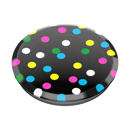 PopSockets Translucent Phone Grip with Expanding Kickstand, PopSockets for Phone, Translucent PopGrip - Black Disco - color: Black Disco