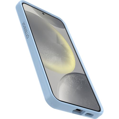 OtterBox Samsung Galaxy S24+ Symmetry Series Clear Case - Dawn Floral (Blue), Ultra-Sleek, Wireless Charging Compatible, Raised Edges Protect Camera & Screen - color: Blue, style: Samsung Galaxy S24+