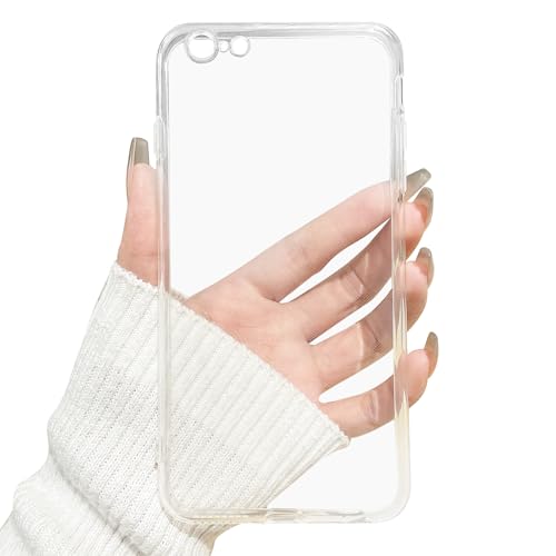 Clear Case for iPhone 6/6s Plus case.Soft Phone Cover Slim Light Full Protection Shockproof (Clear, 6 plus/6s Plus) - size: 6 plus/6s plus