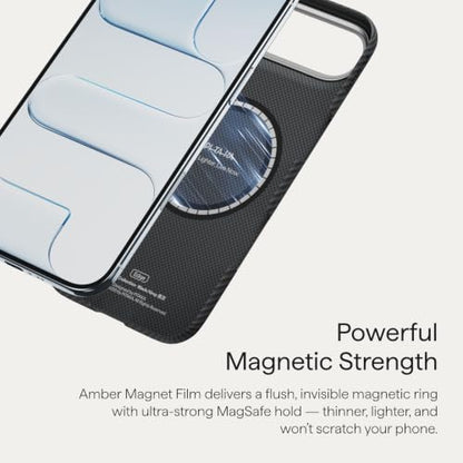 pitaka for iPhone Air Case with Caseless Touch Feeling, Black/Grey(Twill) - color: Black/Grey (Twill)