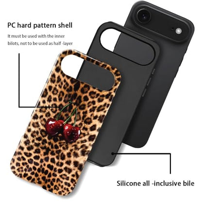 Compatible with iPhone 17 Air,Anti-Scratch Glossy Case Cover,Cherry Leopard Animal Cheetah - color: Cherry Leopard Animal Cheetah, size: IPhone 17 Air