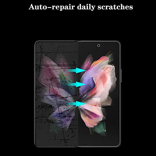 [2 Sets 8Pack] Matte Screen Protector for Samsung Galaxy Z Fold 6,Soft TPU Film Ultra-Thin Anti-Glare,Outside+Inside Screen+Back Cover+Side film - size: for Z Fold 6