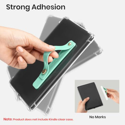 CoBak Hand Strap Holder for Kindle/Tablet - Lightweight TPU - color: Light Teal