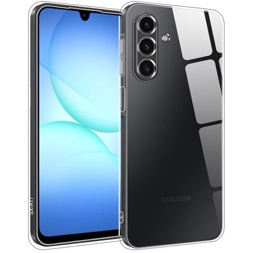 TENOC Phone Case for Samsung Galaxy A17 4G/5G, Clear Case Shockproof Protective Bumper Slim Cover - color: Clear, size: A17